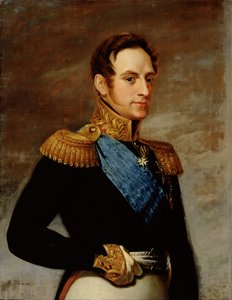 Portrett av tsar Nicholas I (1796-1855) 1826